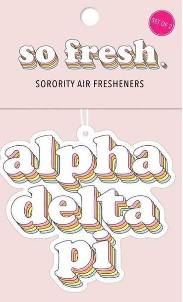 Alpha Delta Pi Retro Air Freshener (2 pack)