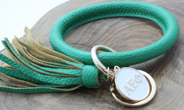 Sorority Shop Alpha Epsilon Phi Bangle Keychain 