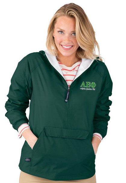  Alpha Epsilon Phi Classic Windbreaker Pullover 