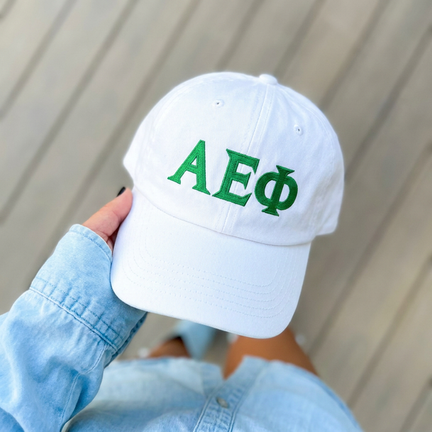 Alpha Epsilon Phi Greek Letter Hat