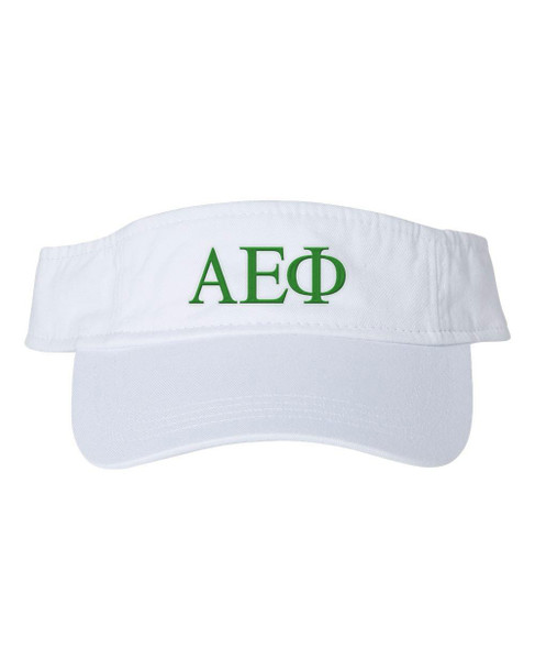  Alpha Epsilon Phi Greek Letter Visor 