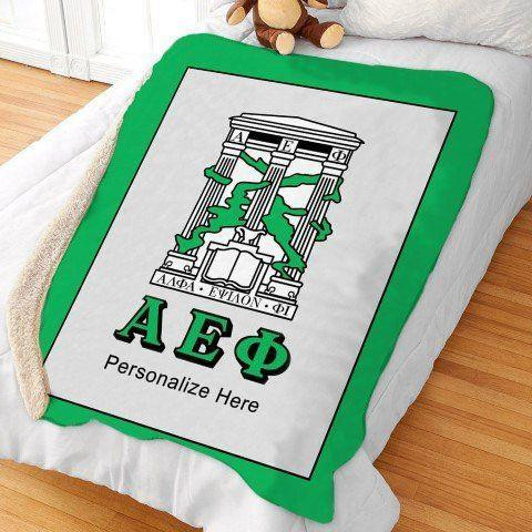  Alpha Epsilon Phi Sherpa Lap Blanket 