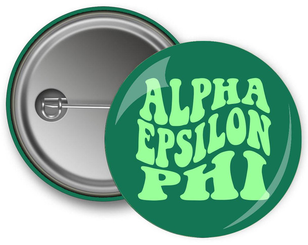 Greekgear Alpha Epsilon Phi Bulky Text Button 