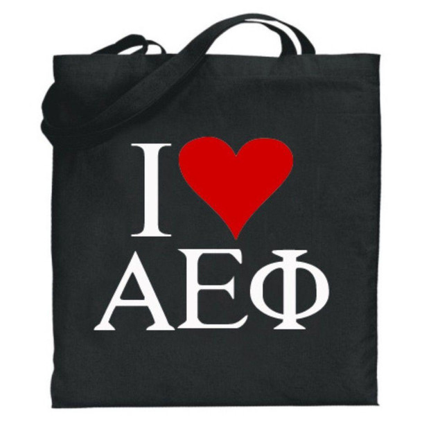  Alpha Epsilon Phi I Love Tote Bags 