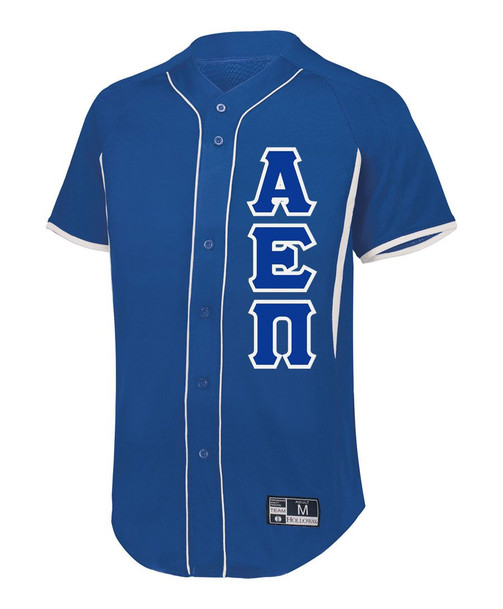 Alpha Epsilon Pi Lettered Baseball Jersey