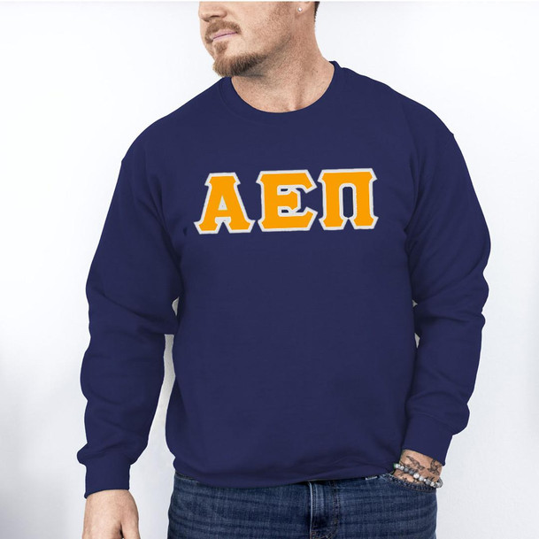 Alpha Epsilon Pi Lettered Crewneck Sweatshirt 