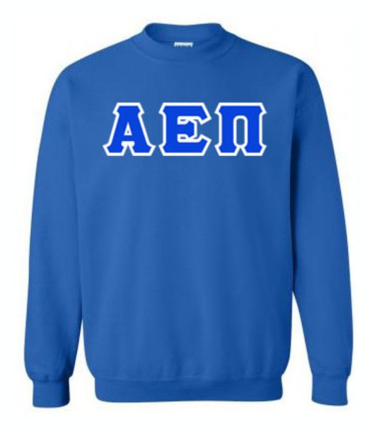 Alpha Epsilon Pi Lettered Crewneck Sweatshirt