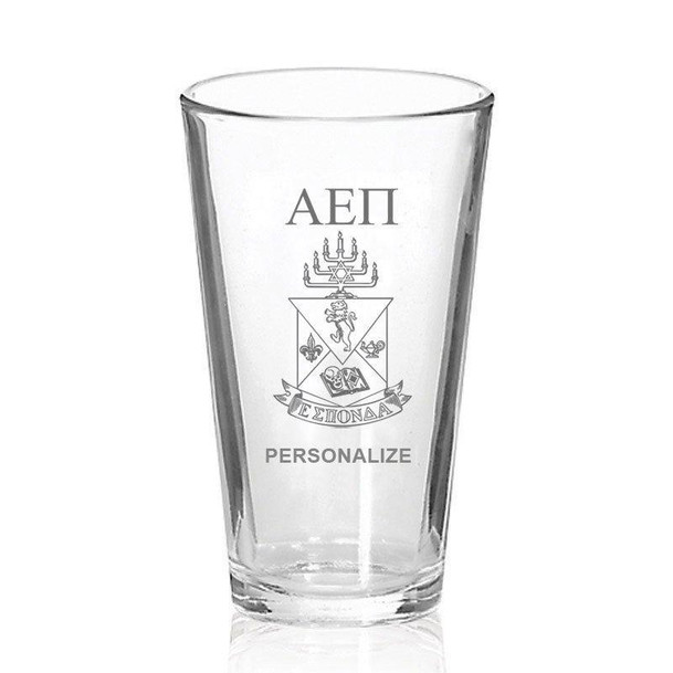 Alpha Epsilon Pi Mixing Glass