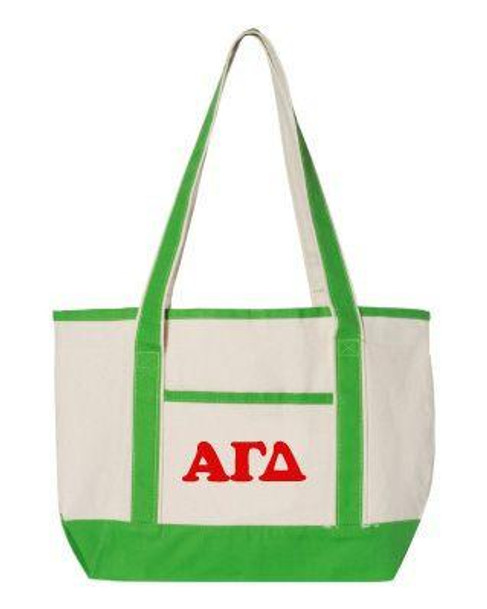  Alpha Gamma Delta Sailing Tote Bag 