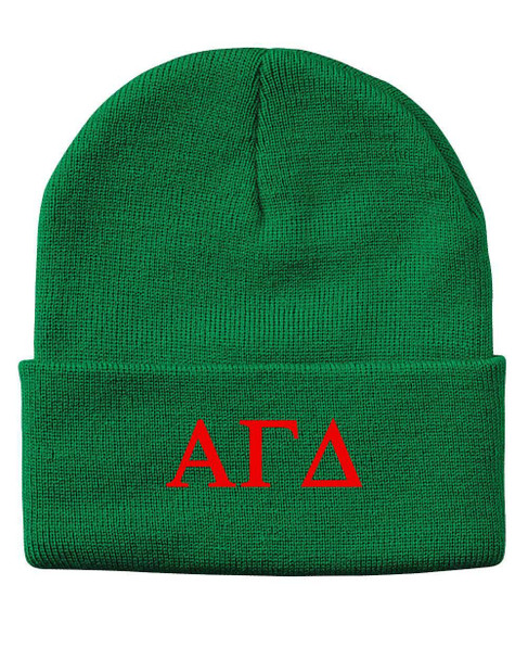  Alpha Gamma Delta Greek Letter Knit Cap 