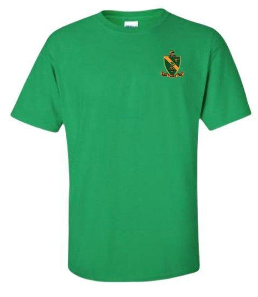  DISCOUNT-Alpha Gamma Rho Crest - Shield Patch T-Shirt 