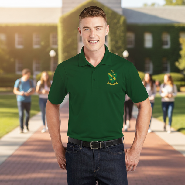 DISCOUNT-Alpha Gamma Rho Patch Polo