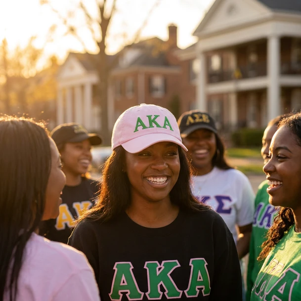 Alpha Kappa Alpha Lettered Premium Pastel Hat