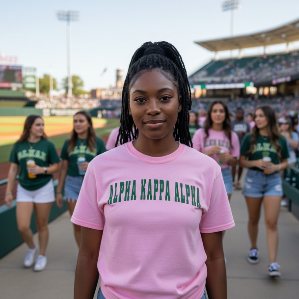 Alpha Kappa Alpha Letterman T-Shirts