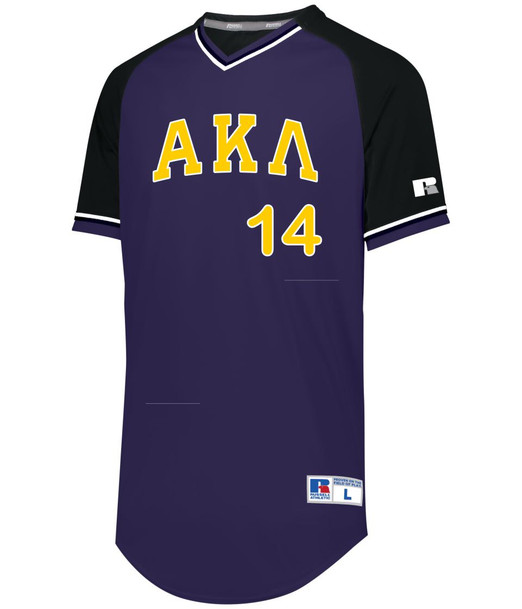 Alpha Kappa Lambda Classic V-Neck Baseball Jersey