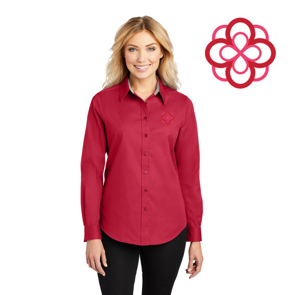  DISCOUNT-Alpha Omicron Pi Long Sleeve Oxford 