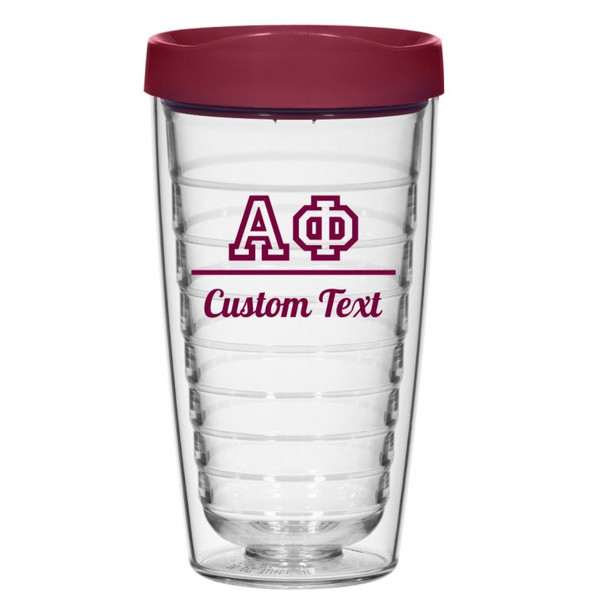 Alpha Phi 16oz. Double Wall Tumbler