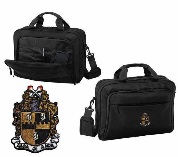  DISCOUNT-Alpha Phi Alpha Crest - Shield Briefcase Attache 