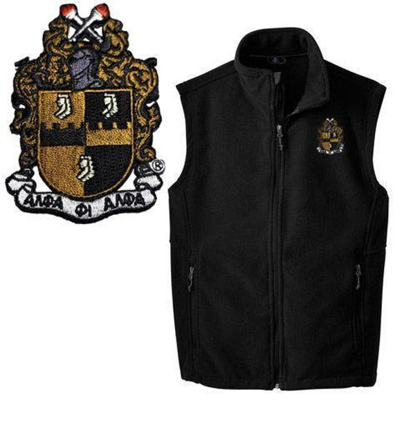  Alpha Phi Alpha Fleece Crest - Shield Vest 