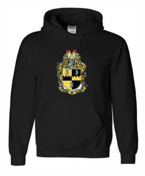 DISCOUNT-Alpha Phi Alpha Hoody - Crest - Shield 