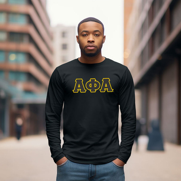 DISCOUNT Alpha Phi Alpha Lettered Long sleeve