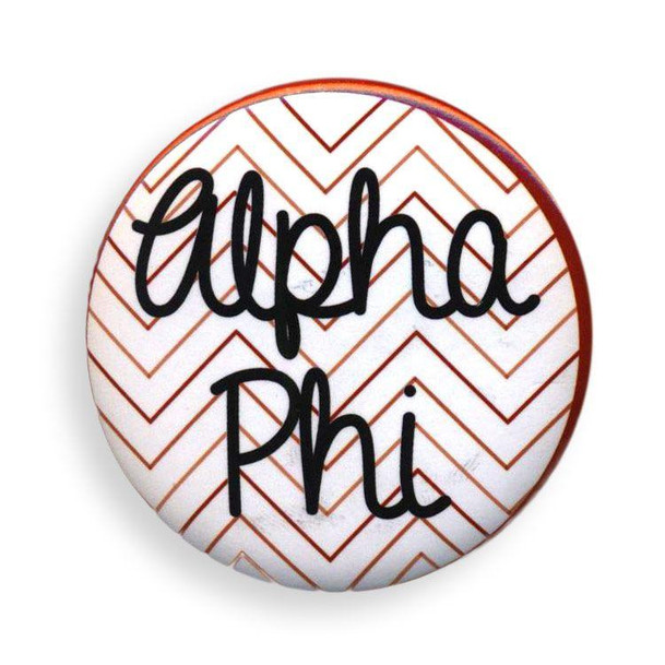 Scotty - DC Alpha Phi Chevron Cutie Button 