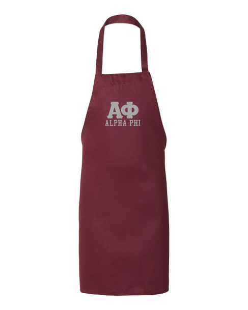  Alpha Phi Large Apron 