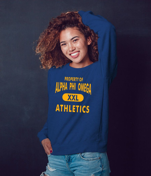 Alpha Phi Omega Athletics Crewneck Sweatshirt