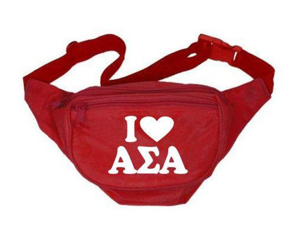  Alpha Sigma Alpha Sorority Fanny Pack 