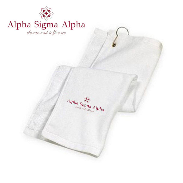  DISCOUNT-Alpha Sigma Alpha Golf Towel 
