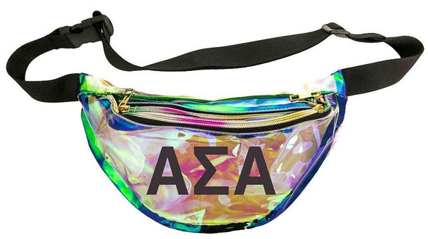 Sorority Shop Alpha Sigma Alpha Holographic Fanny Pack 