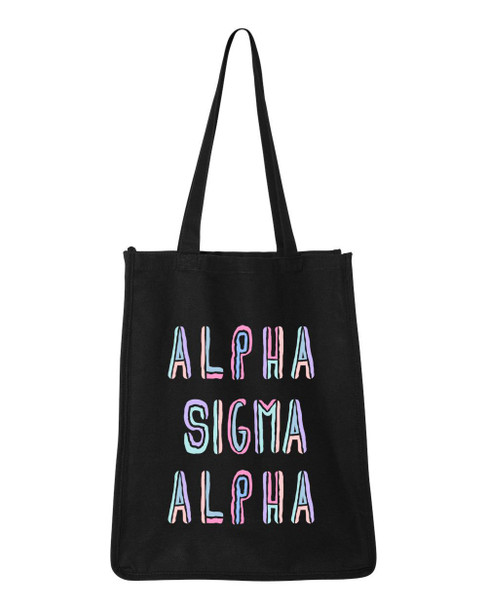 Alpha Sigma Alpha Jumbo All In Tote Bag