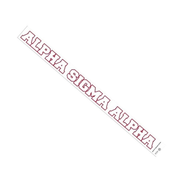  Alpha Sigma Alpha Long Window Decals Stickers 