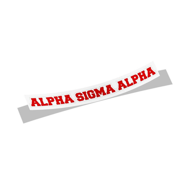  Alpha Sigma Alpha Long Window Sticker 