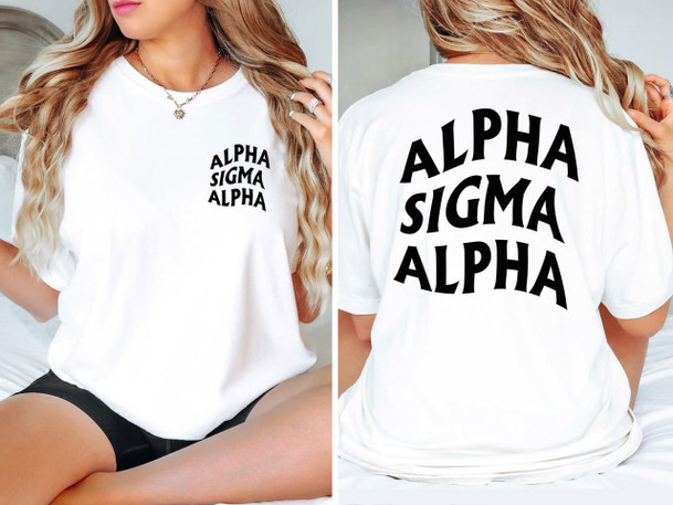  Alpha Sigma Alpha Social Tee 