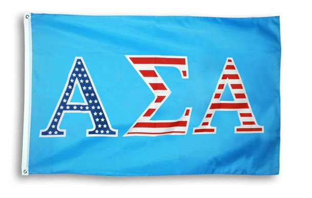 Scotty - DC Alpha Sigma Alpha 3 X 5 USA Flag 