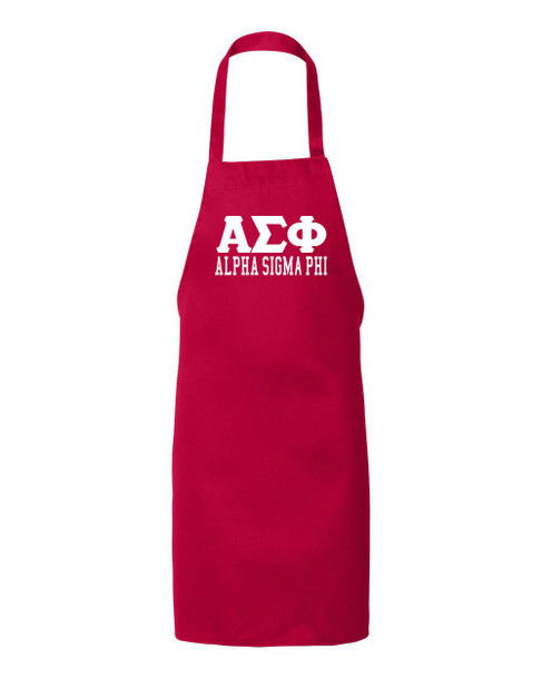 Alpha Sigma Phi Large Apron