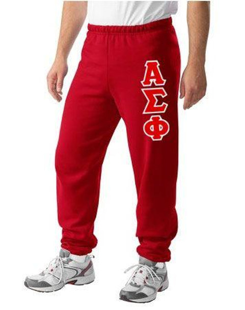  Alpha Sigma Phi Lettered Sweatpants 