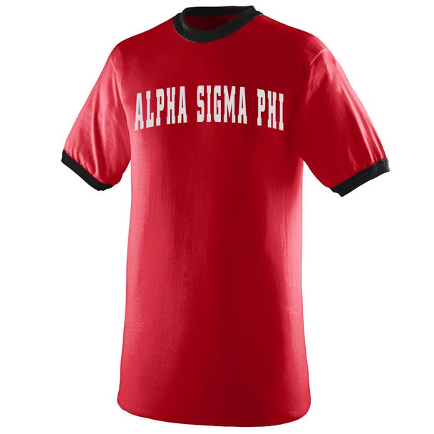 Alpha Sigma Phi Ringer T-shirt