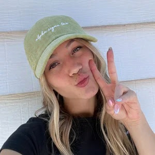 Alpha Sigma Tau Corduroy Baseball Hats