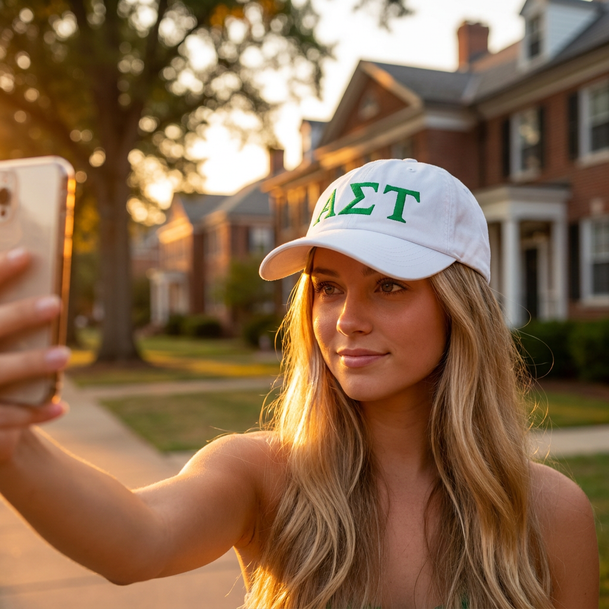 Alpha Sigma Tau Greek Letter Hat