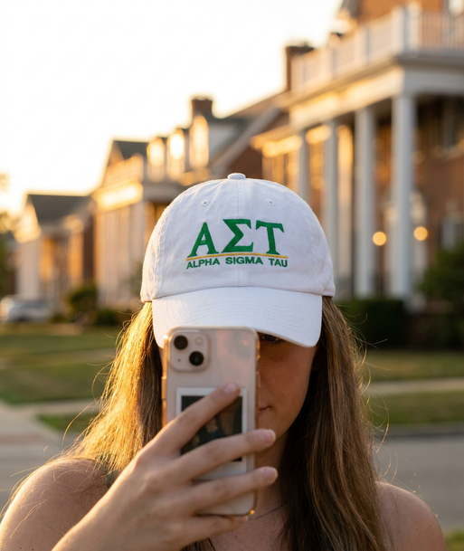 Alpha Sigma Tau World Famous Line Hat