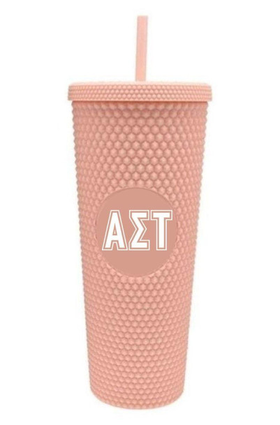 Sorority Shop Alpha Sigma Tau Studded Tumblers 