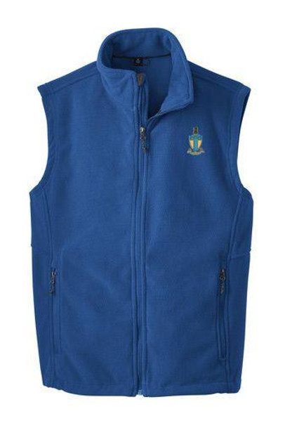  Alpha Tau Omega Fleece Crest - Shield Vest 