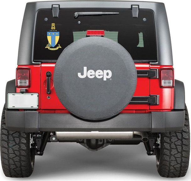  Alpha Tau Omega Large Greek Color Crest - Shield Decal - 12 Inches Tall 