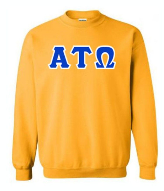 Alpha Tau Omega Lettered Crewneck Sweatshirt