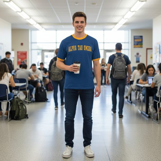 Alpha Tau Omega Ringer T-shirt