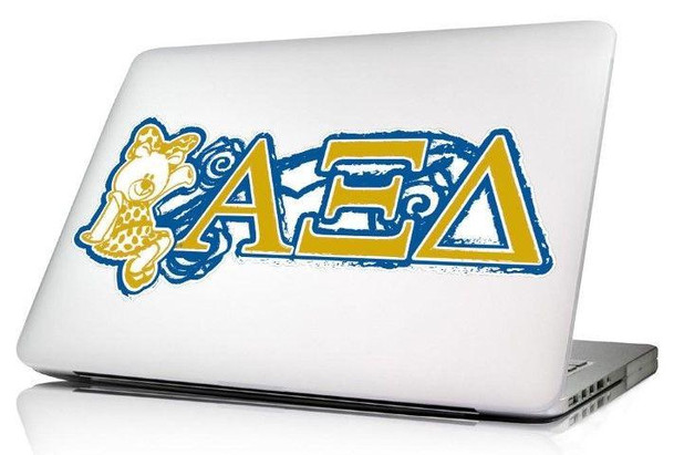 Sorority Shop Alpha Xi Delta 10.5 x 4.5 Laptop Skin/Wall Decal 