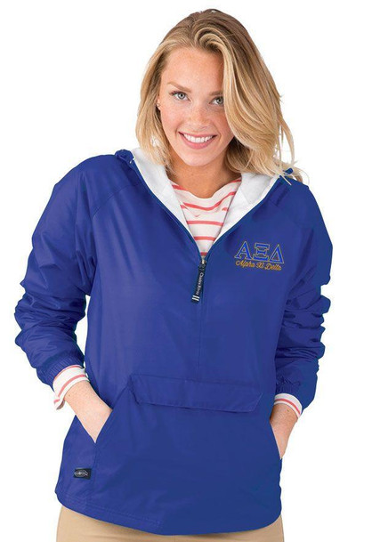  Alpha Xi Delta Classic Windbreaker Pullover 