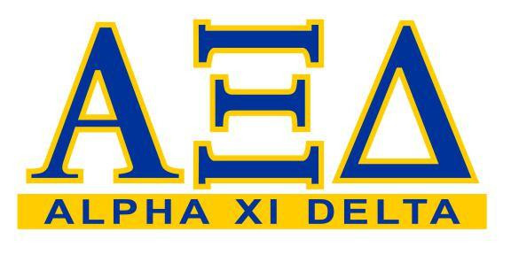  Alpha Xi Delta Custom Sticker - Personalized 